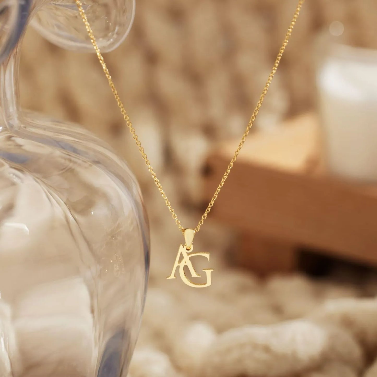 Collier avec initiale