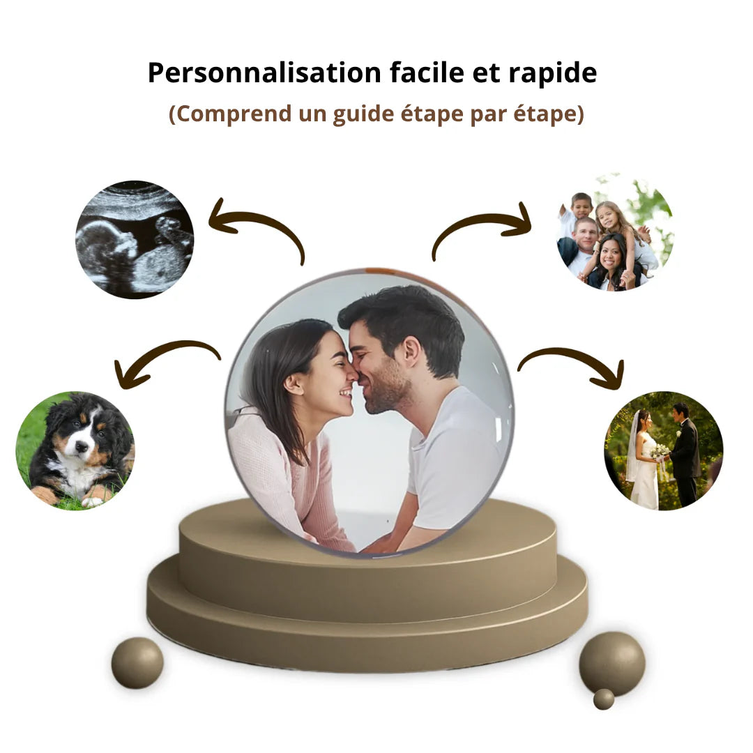 Boule de Cristal Personnalisée Vidéo