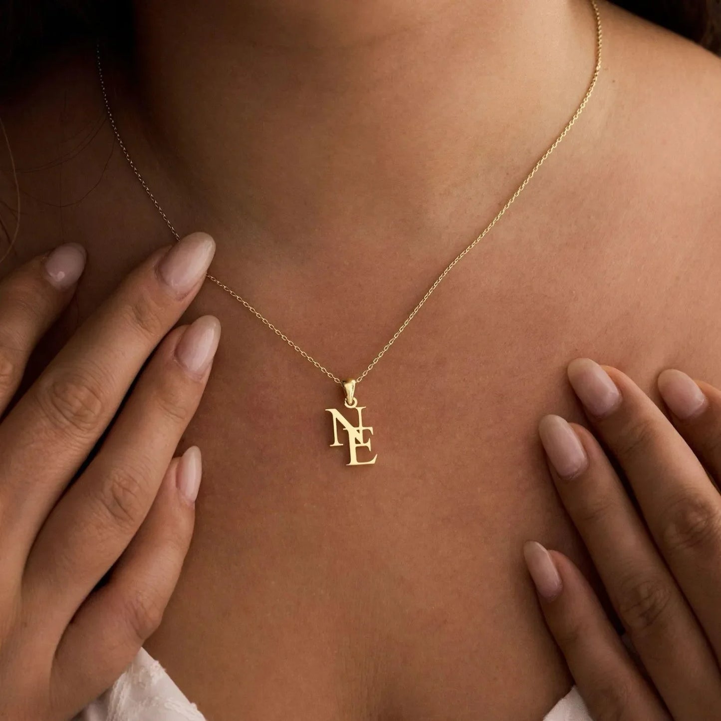 Collier avec initiale