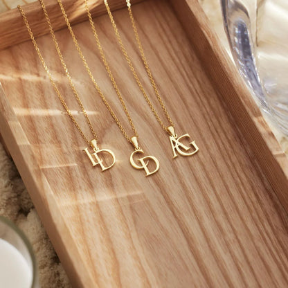 Collier avec initiale