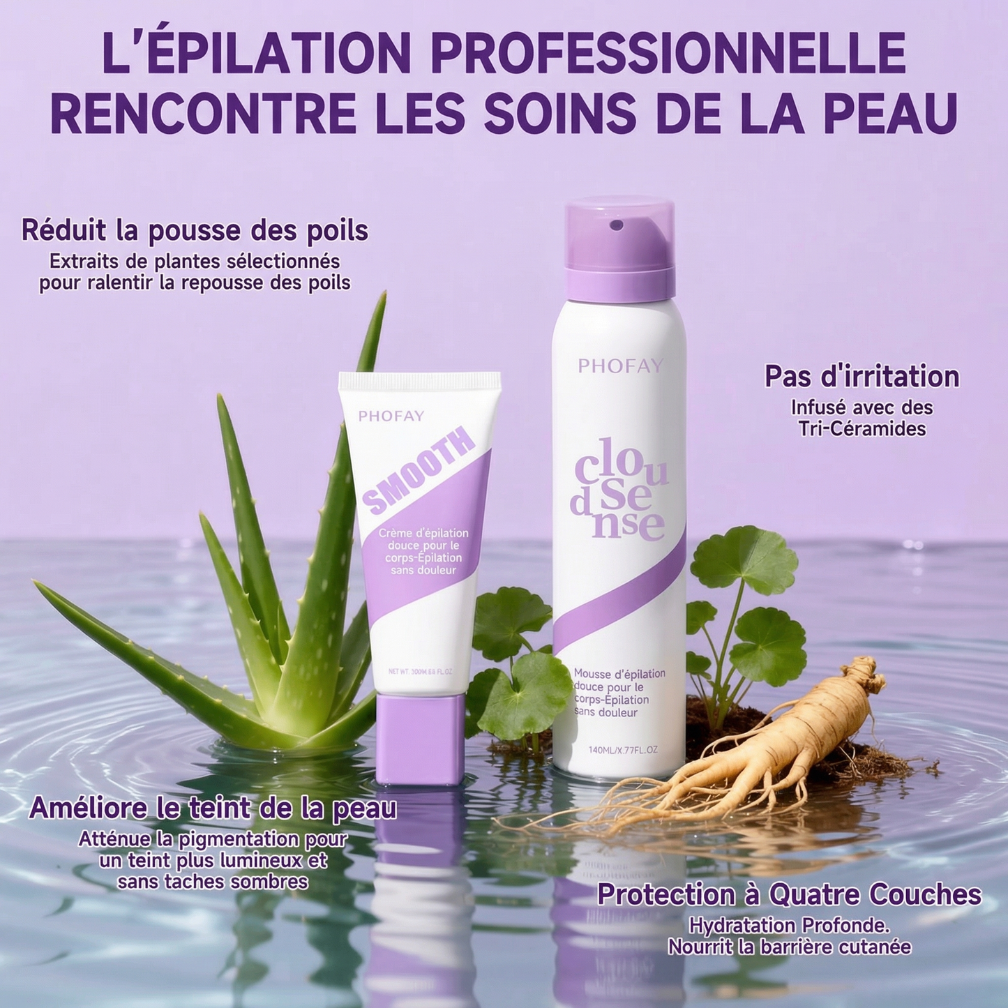 Crème & Mousse Dépilatoire